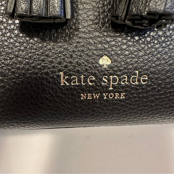 Black Kate Spade Hayes Mini Satchel Black Purse - Picture 4 of 17